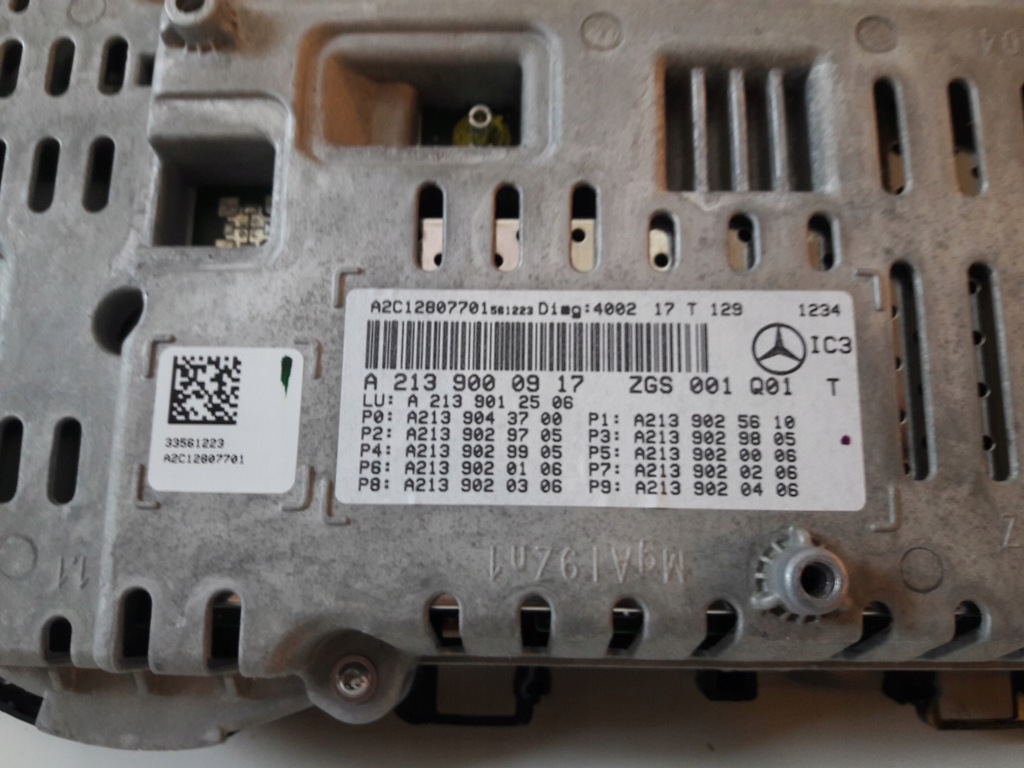 фото №7, Mercedes e w213 лічильник прилади uk a2139000917