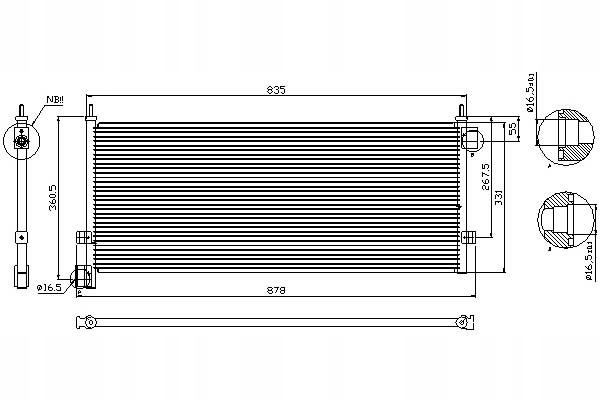 фото №13, Радиатор кондиционера nissens 94903