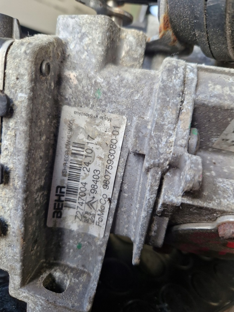 фото №6, Клапан egr радиатор 2.0 hdi