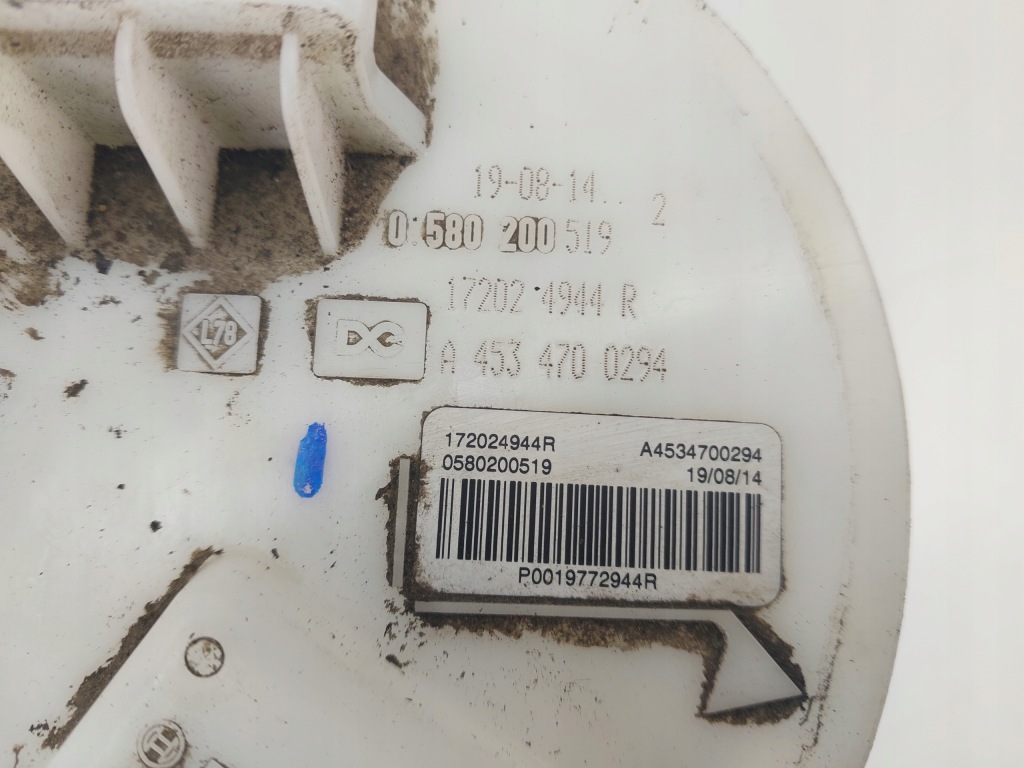 фото №7, Насос пального поплавок 172024944r renault twingo iii 1.0 sce