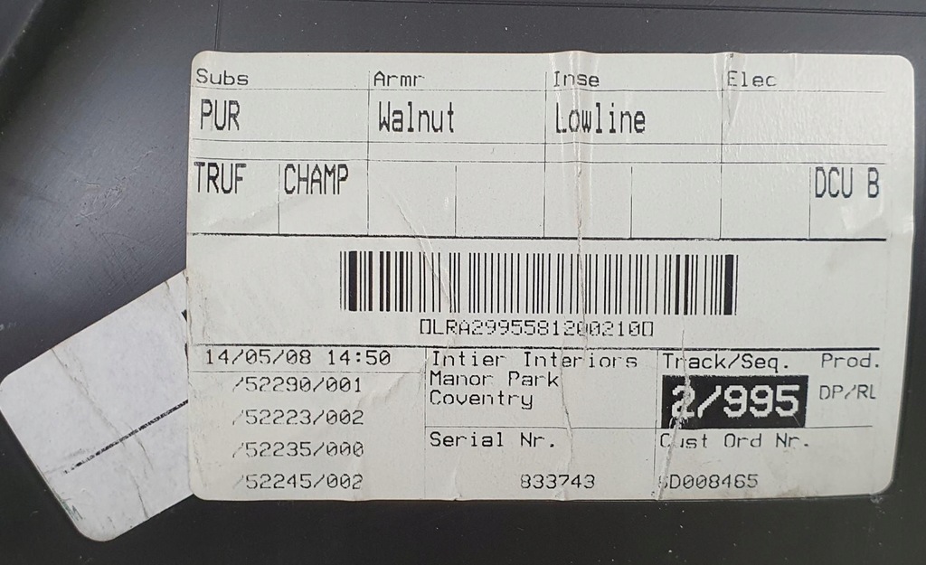 фото №7, Обивка обшивка дверь левый задняя jaguar xf x250