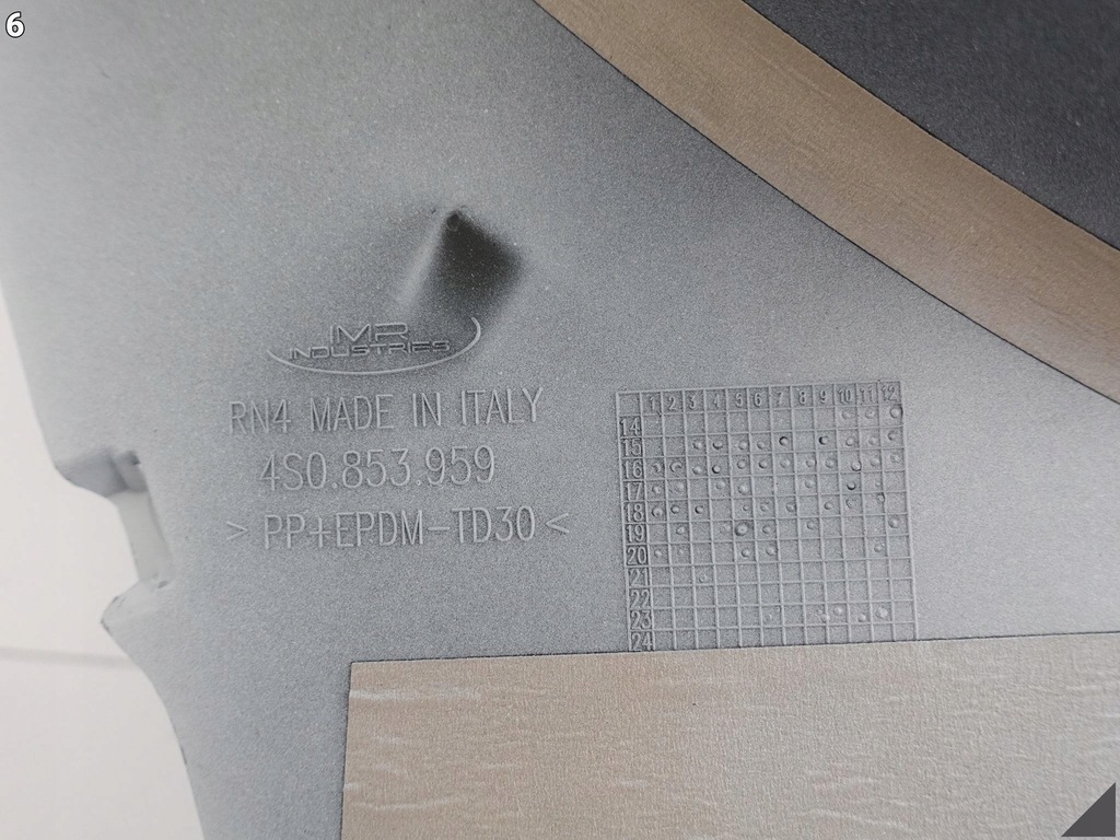 фото №7, Audi r8 ii 4s0 захист стійка b обшивка накладка молдинг ліва поріг