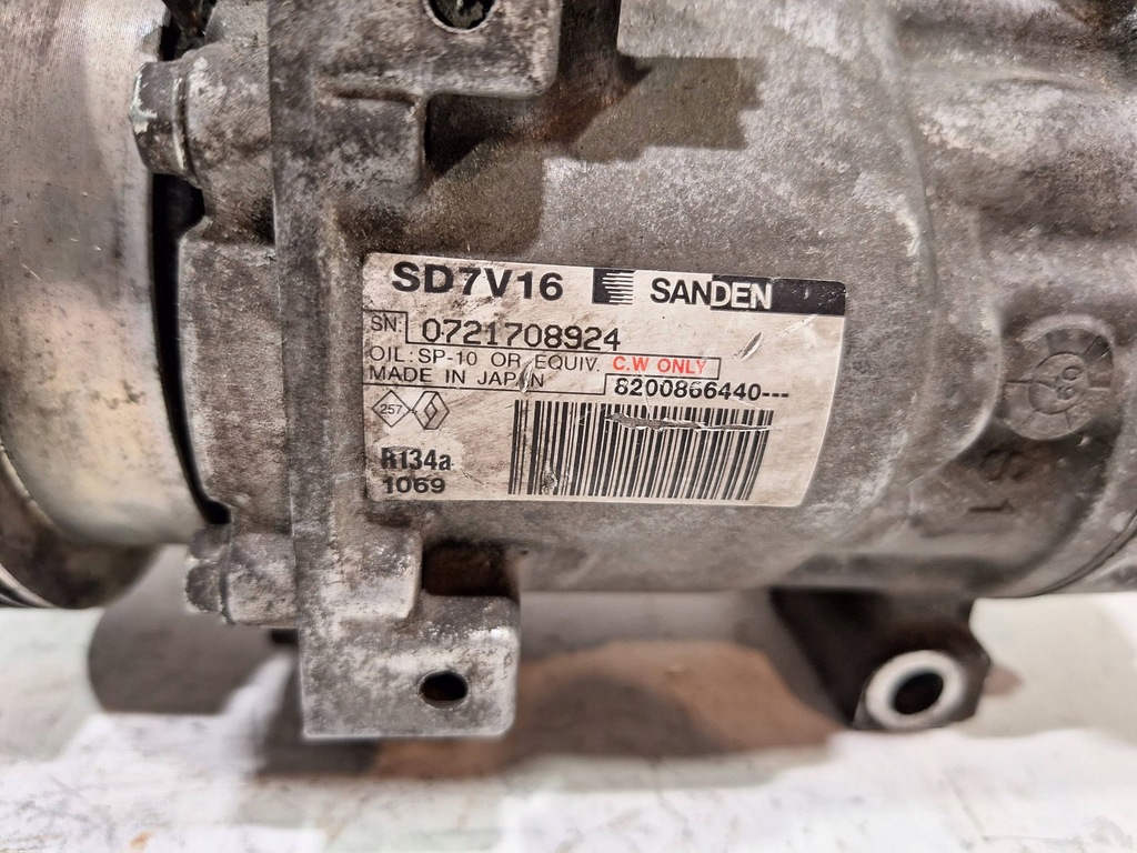 фото №7, Компрессор кондиционера 8200866440 dacia logan i 1.5 dci 04-