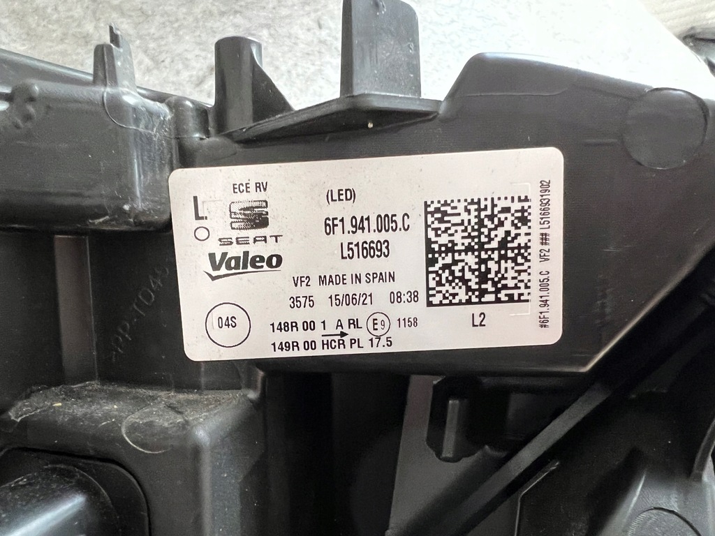 фото №9, Seat ibiza arona lift левая лампа full led