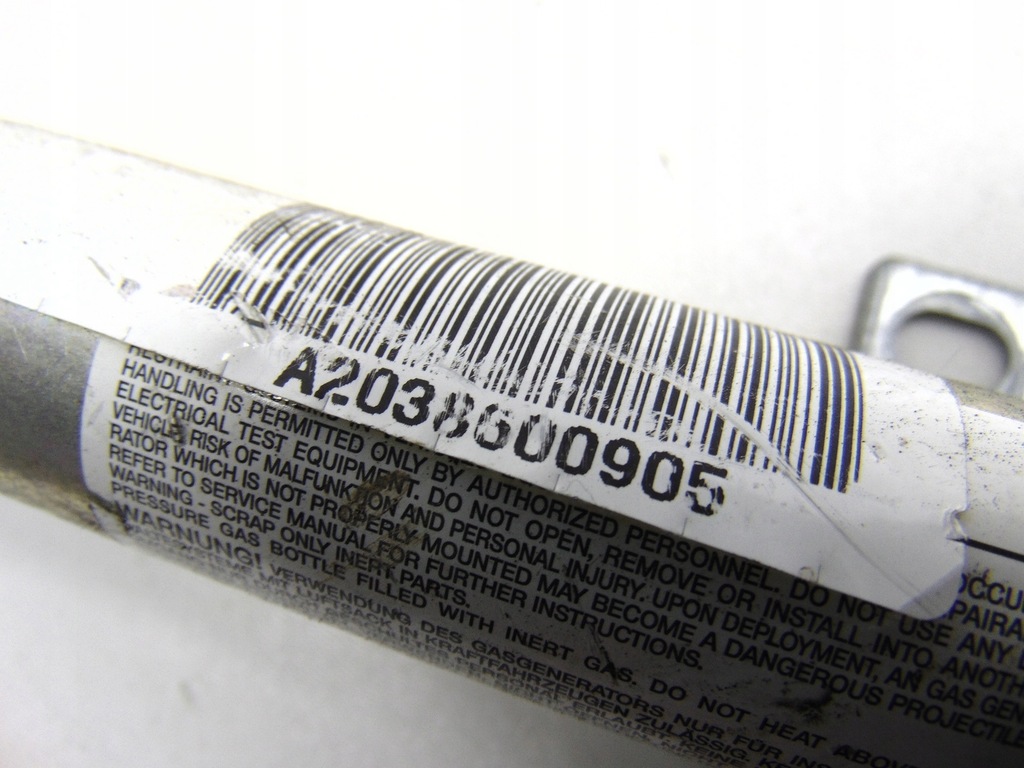 фото №5, Шторка безопасности подушка безопасности левая mercedes w203 sedan