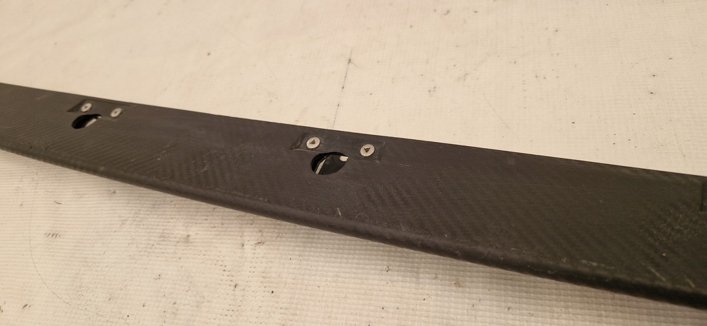 фото №7, Mitsubishi накладка-спойлер спойлер бампера перед