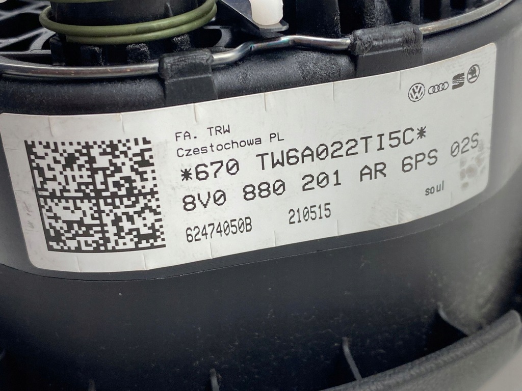 фото №8, 2016 audi a3 s3 8v подушка воздушная подушка безопасности руля 8v0880201ar