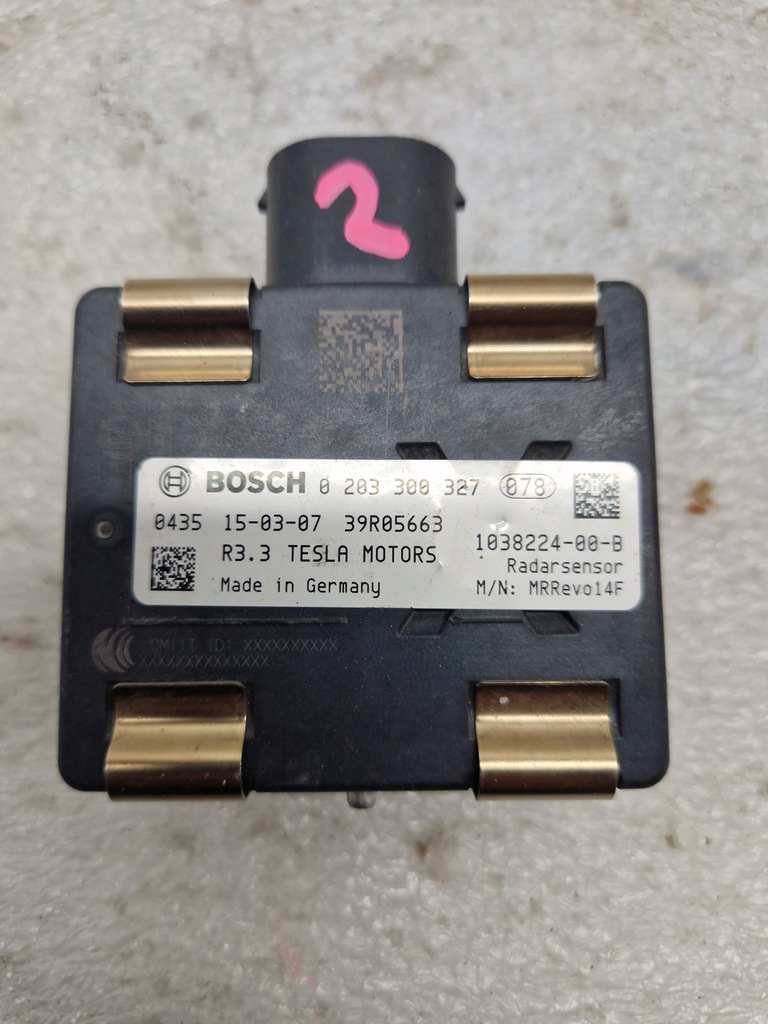 фото №1, Радар tesla model s радар distronic 1038224-00-b