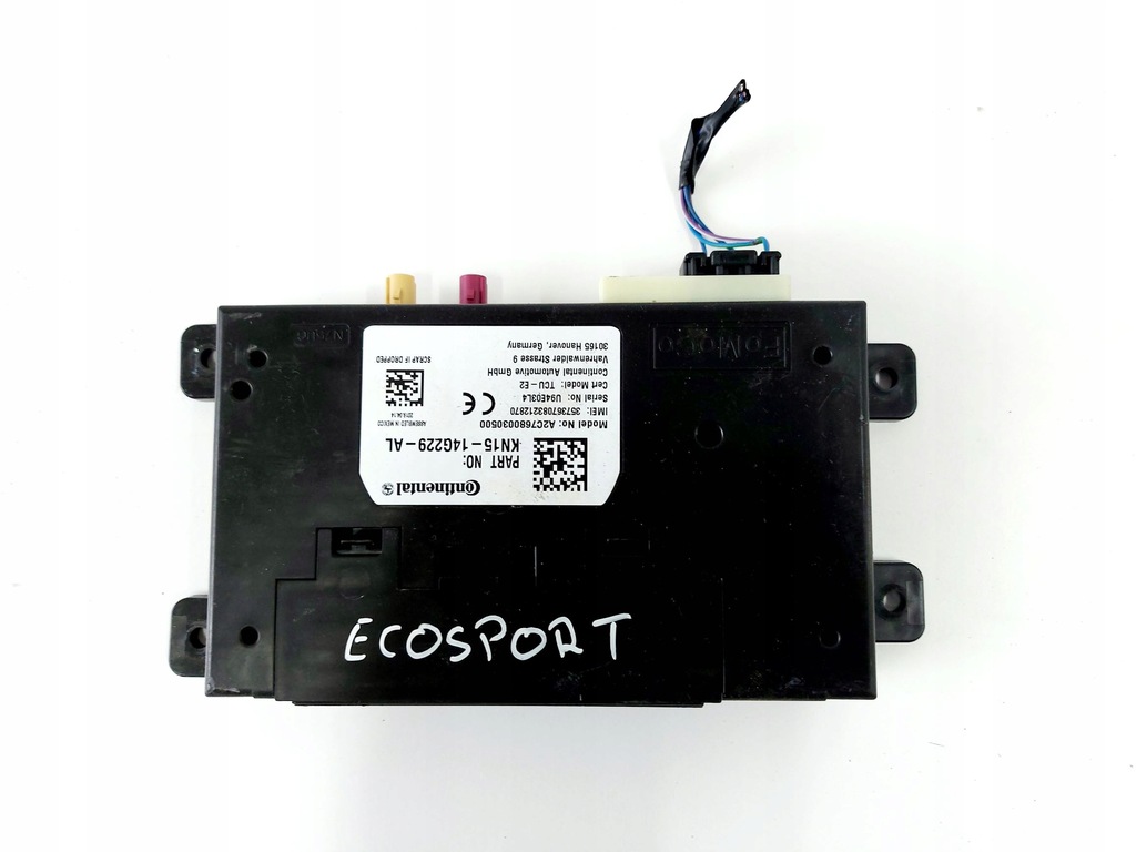 фото №1, Ford ecosport модуль bluetooth 19r.