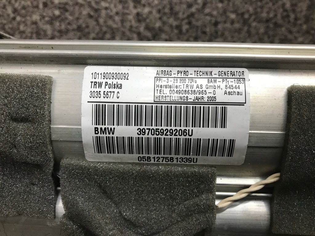 фото №6, Bmw 3 e90 подушка водителя пассажира модуль подушка безопасности