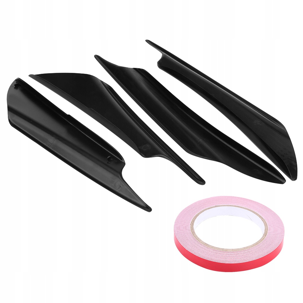 фото №12, Универсальные спойлер накладки порог сплиттеры 4 szt