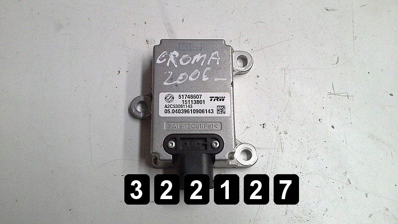 фото №1, 2006 fiat croma ecu esp поворот rate датчик trw 51748607