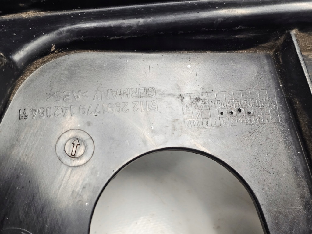 Купити Напрямна кронштейн бампера bmw x1 e84 лівий задній задній 2009-2015 51124884489