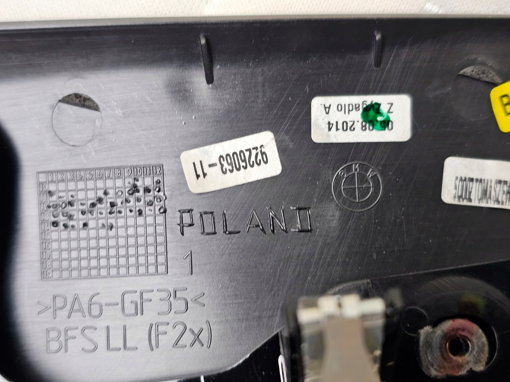 фото №13, Dekor молдинг консолі панелі решітка обдув повітропровід впуск bmw 1 f20 f21 f22