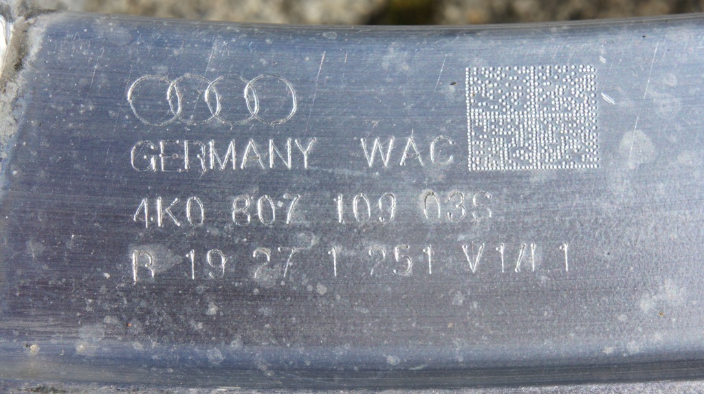 Ремень передний усилитель балка абсорбер датчики audi a6 c8 4k0 a7 4k8 Оригинал