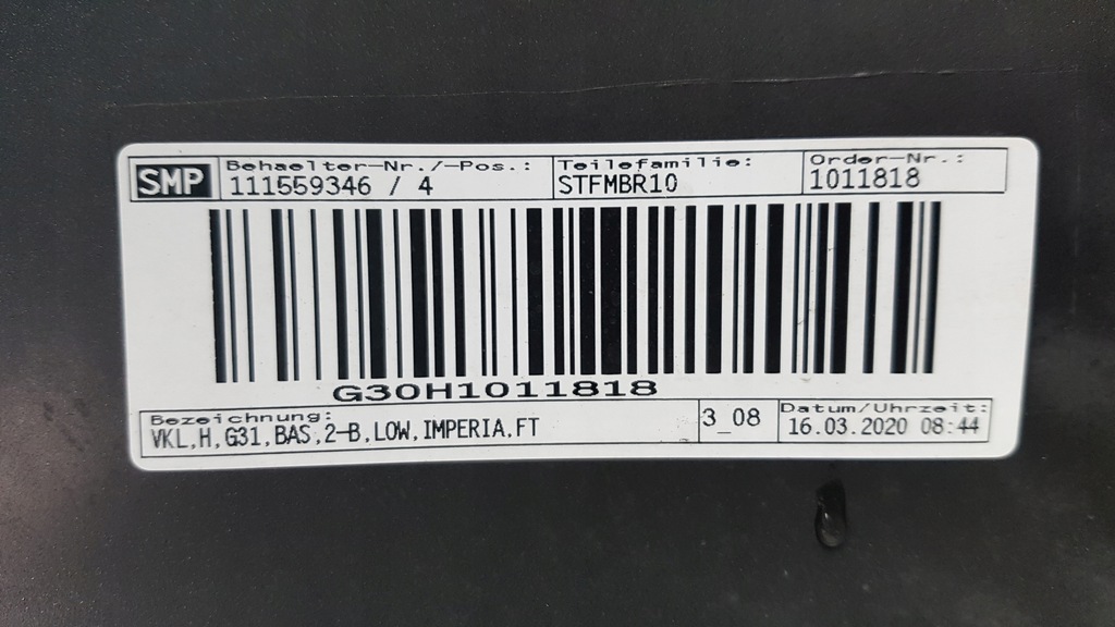 фото №10, Bmw 5 g31 бампер задняя 4 x pdc