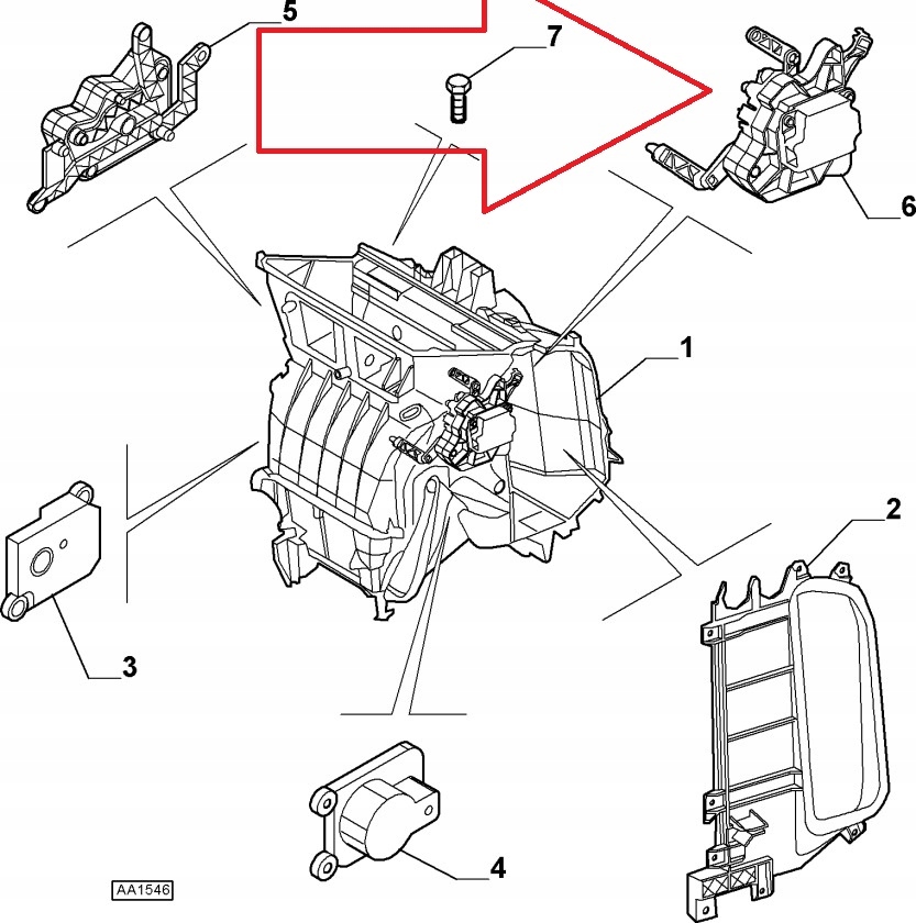 фото №9, Моторчик отопителя активатор fiat croma 2 2005-10 77363719 77363720