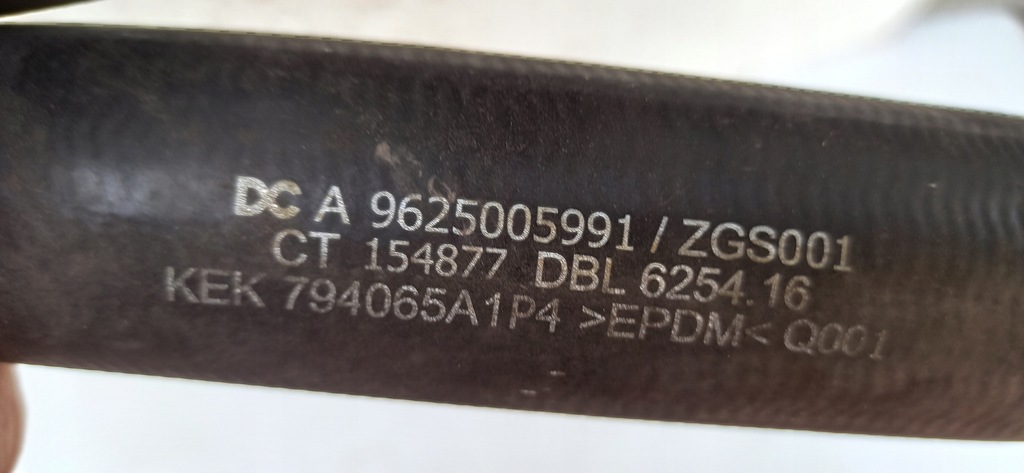 фото №10, Mercedes actros труба wąż шланг wody a9625005991