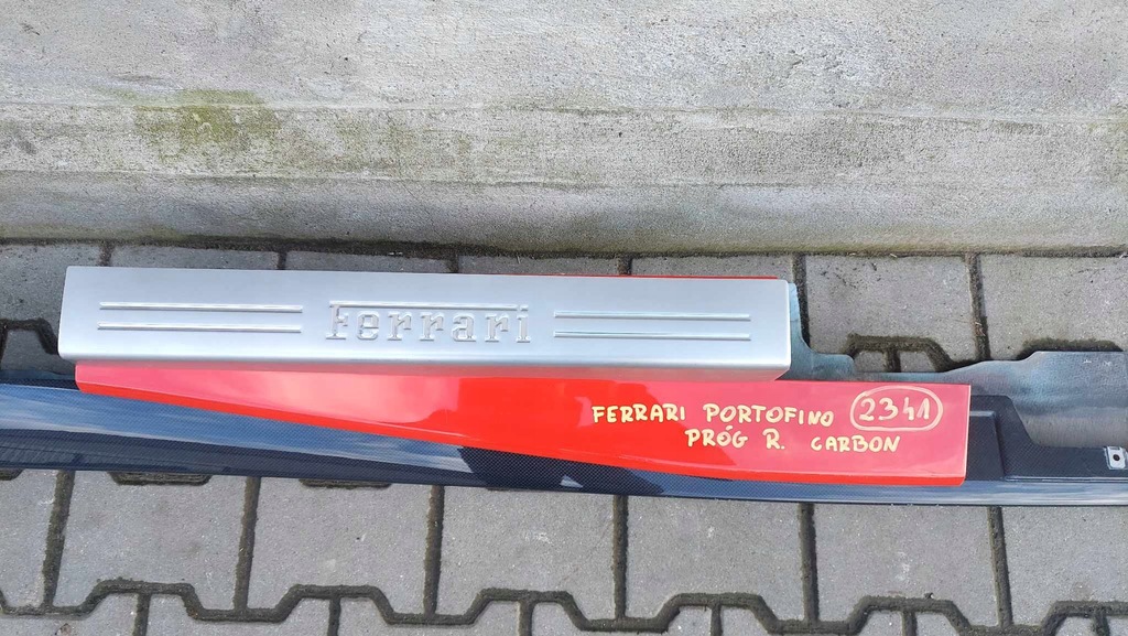 фото №7, Ferrari portofino f164 поріг молдинг поріг права карбон 2341