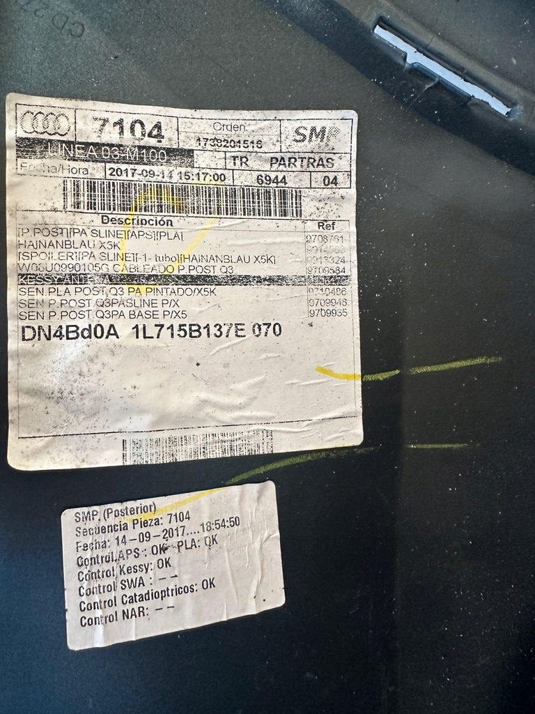 фото №7, Бампер задняя audi q3 s-line 8u0