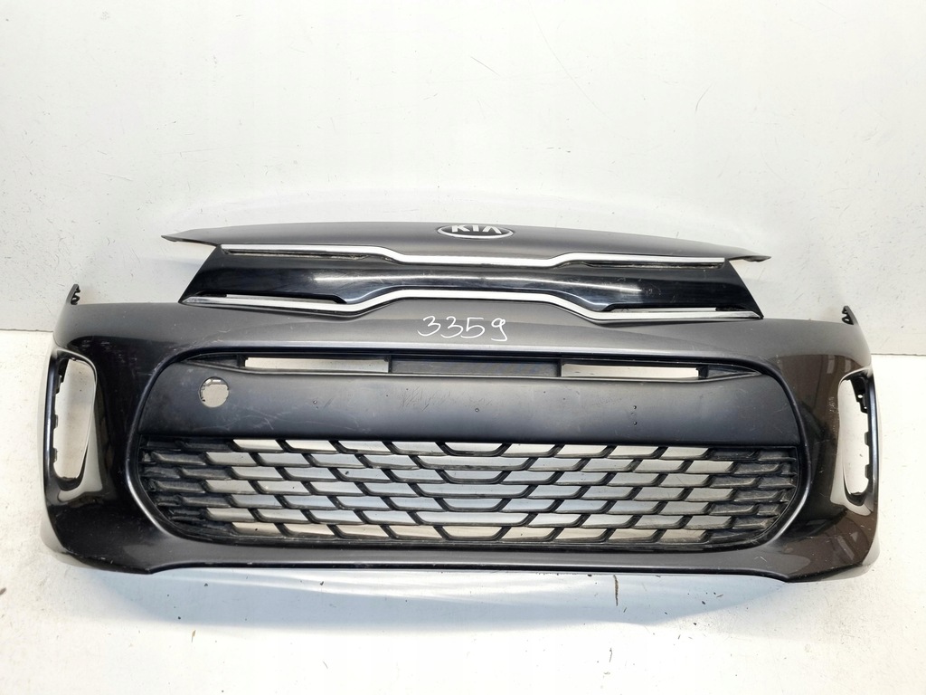 фото №1, Kia rio 4 iv 17- бампер перед передний решётка радиатора
