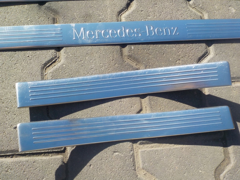 фото №2, Mercedes w212 накладка молдинг порог хром kpl eu