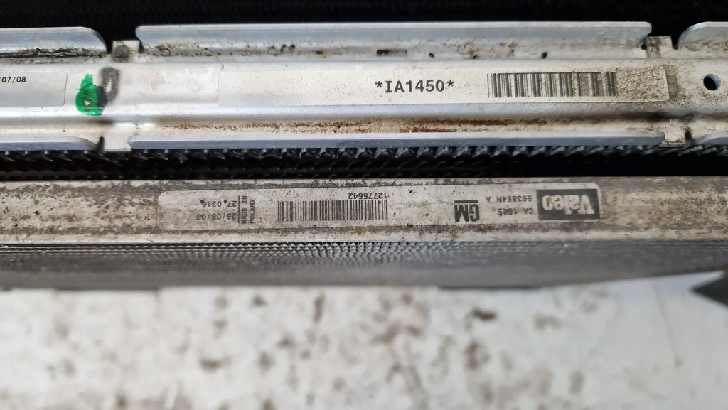 фото №9, Радиатор комплект радиатор pas перед saab 9-3 93 1.9 ttid 12775541 состояние bdb