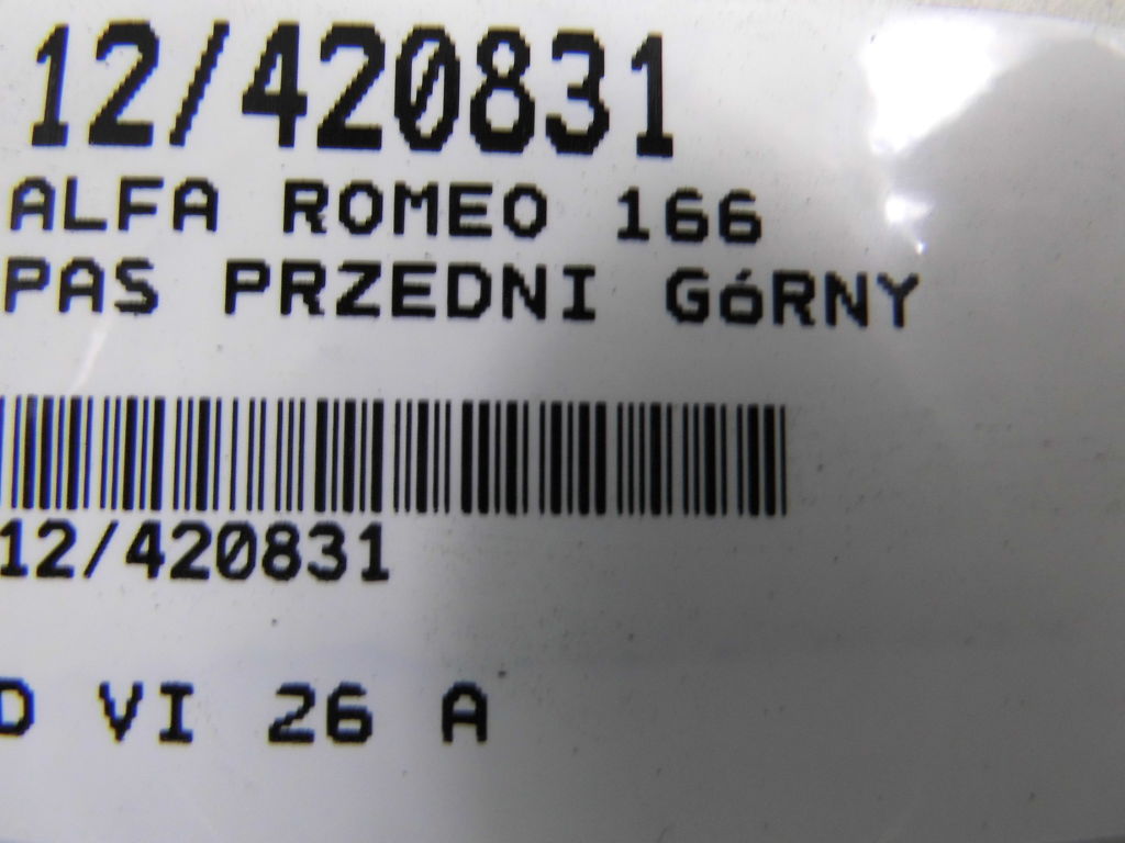 Alfa romeo 166 ремінь передній верхній 2,4jtd Оригінал