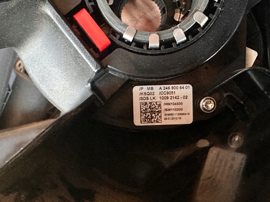 фото №6, Mercedes cla w117 gla w156 esp лента датчик kąta поворота matetki шлейф