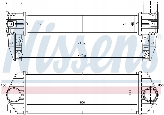 фото №10, Nissens 96435 интеркулер ford transit connect 02-