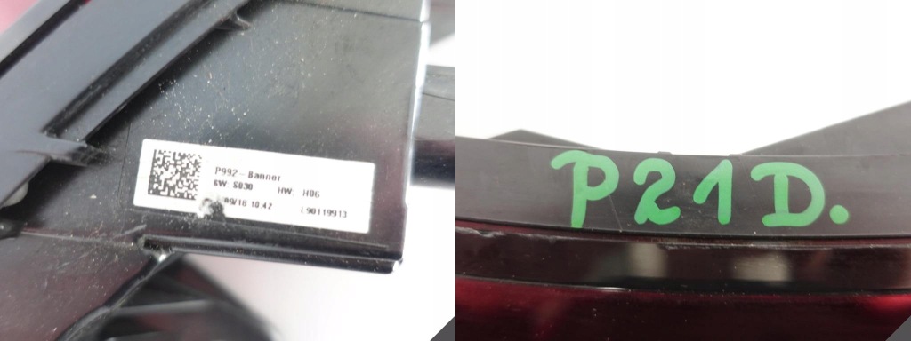 фото №14, Porsche 911 992 19- лампа накладка led задня europa