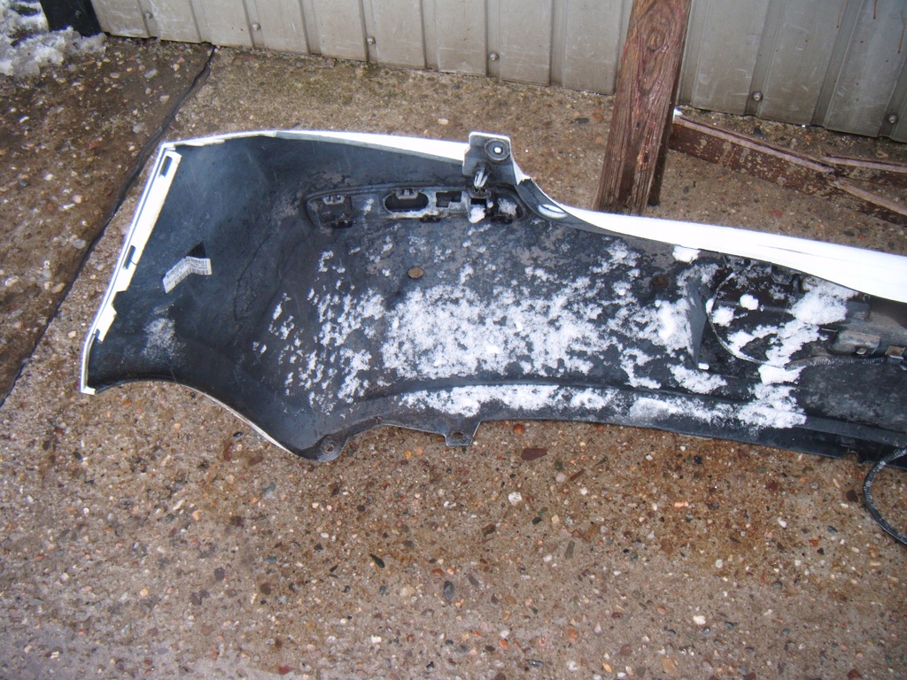 фото №7, Renault clio iii 3 05-09 3d бампер задняя przed liftem lak:0v369