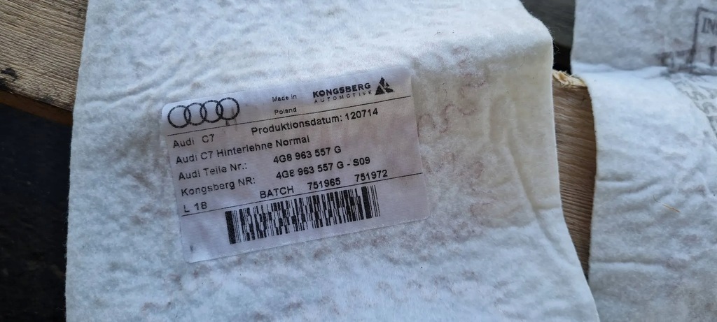 фото №9, A6 c7 4g a7 коврики мат нагревательная подогрев сидений сиденье задняя