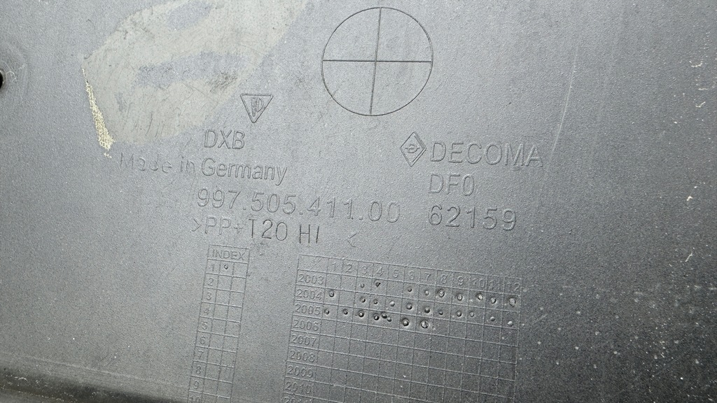 фото №11, Бампер задний задняя porsche carrera 911 997 99750541100