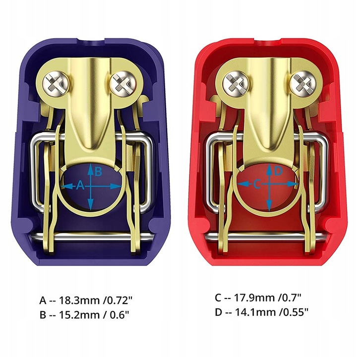 фото №9, Euro-type1 клеммы суппорты стяжные do аккумулятор самозажимные 12v / 24v