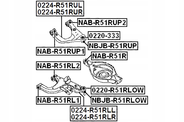 фото №3, Рычаг передняя нижняя левая nissan pathfinder r51m 2005.01-2014.11