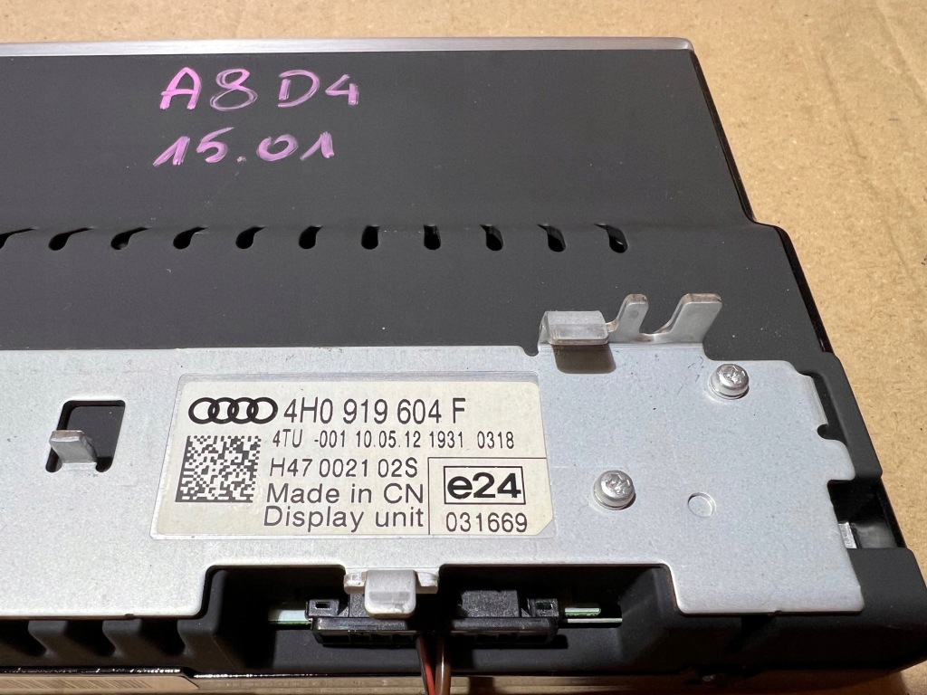 фото №6, Audi a8 d4 дисплей екран lcd mmi навігації 4h0919604f