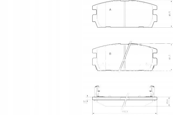 фото №1, A.b.s. 37324 набір гальмівних колодок гальмівних, гальма дискові