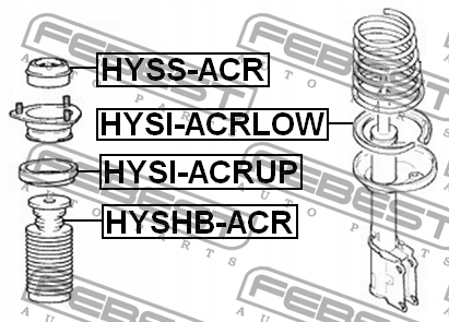 фото №11, Febest hyss-acr кронштейн амортизатора