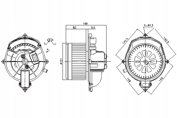 фото №2, Вентилятор вентилятор citroen berlingo berlingo multispace berlingo