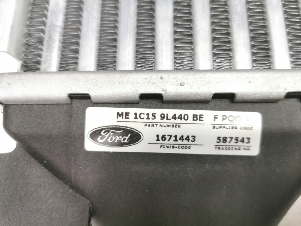 Интеркулер - радиатор воздуха ford transit mk5 оригинальный номер 1671443 Киев