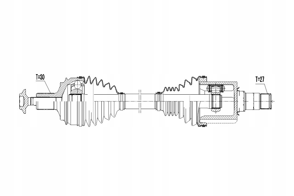 фото №8, Приводной вал приводная правая npw-me-063 nty