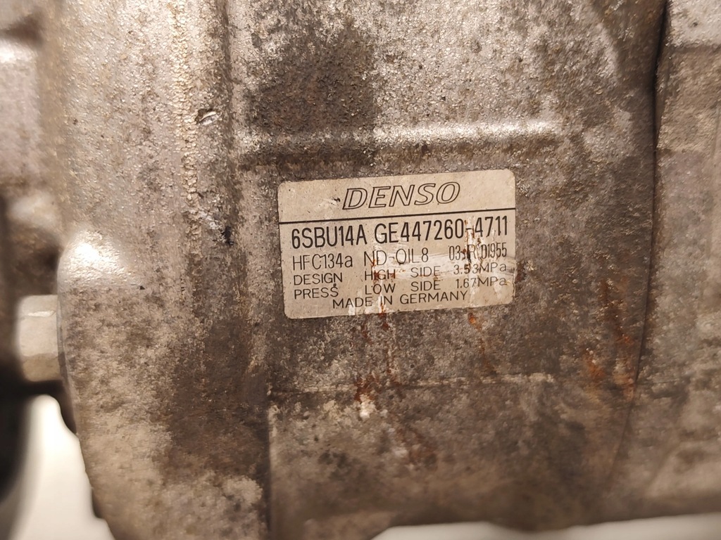 фото №7, Bmw 5 series компрессор / компрессор кондиционера a/c 520d дизель 447260-4711