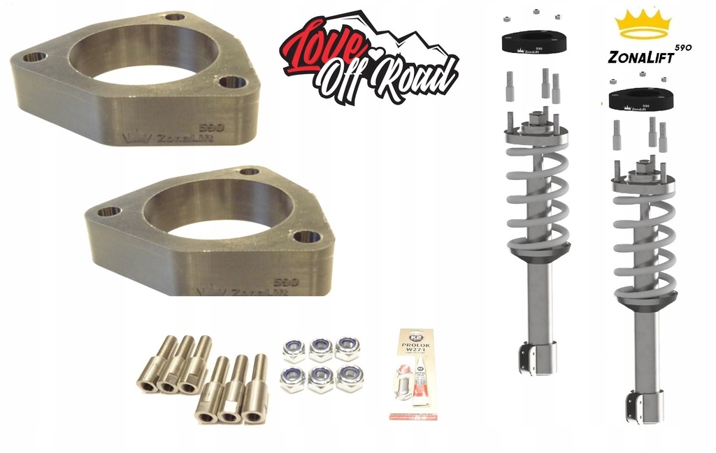 фото №16, Nissan pathfinder r50 lift подвеска - перед 5cm