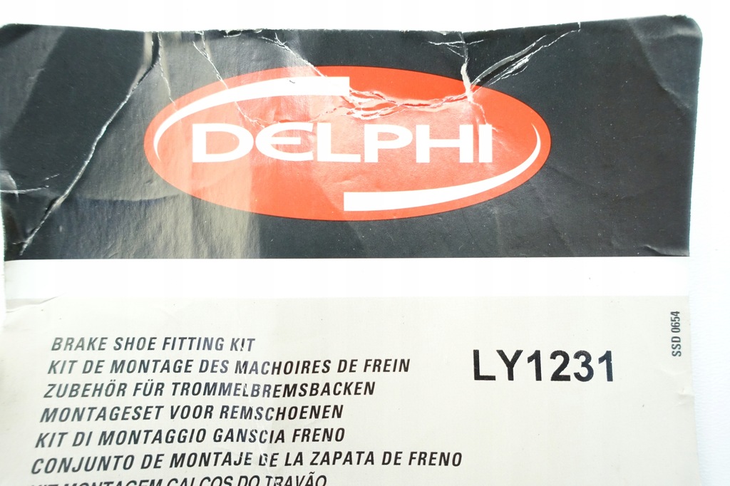 фото №7, Delphi ly1231 набір додаткових, гальмівні колодки гальмівні
