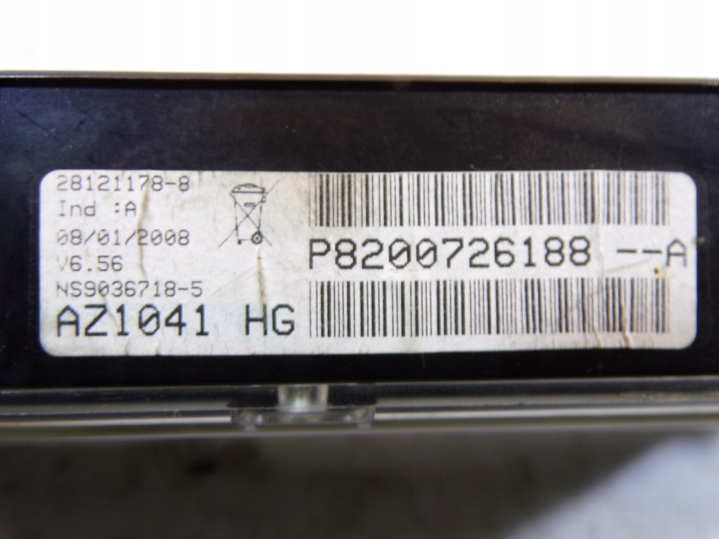 фото №7, Лічильник прилади дисплей renault espace iv 4 p8200726188a 28121178-8