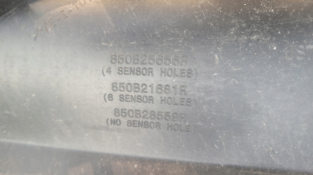 фото №12, Renault captur lift бампер задня задній накладка