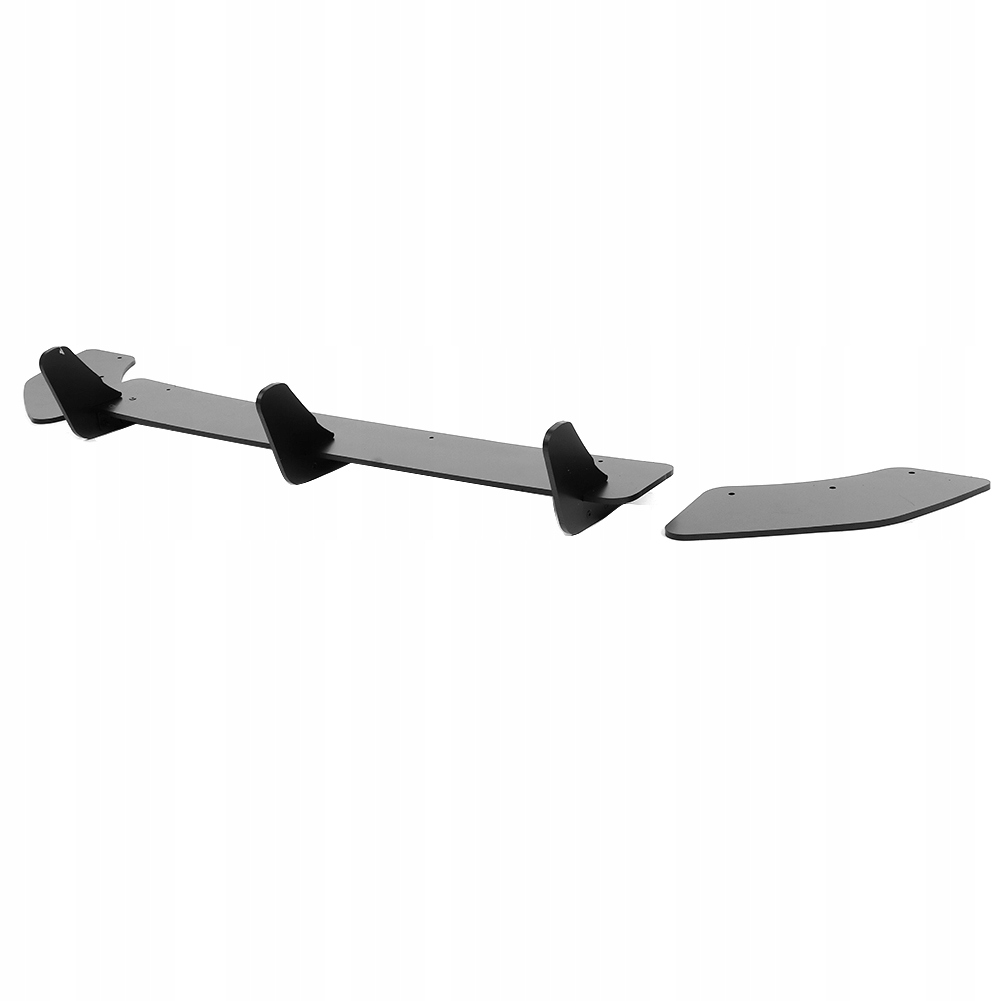 фото №8, Матовий чорний дифузор заднього бампера задні