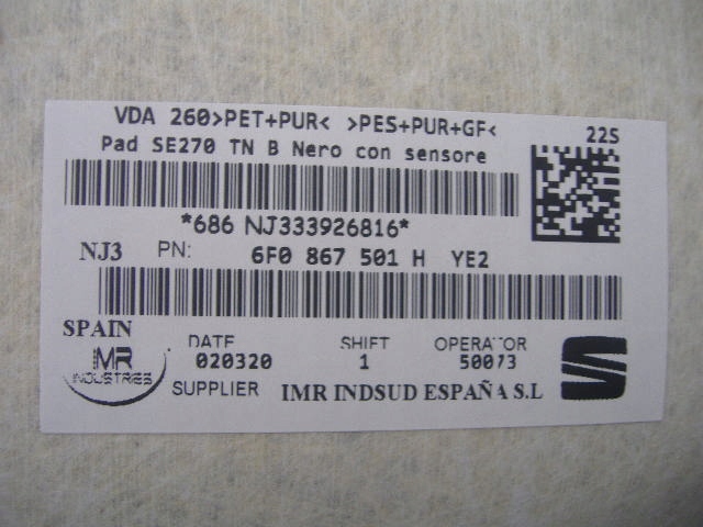 фото №5, Seat ibiza v fr потолок потолок обивка czarna