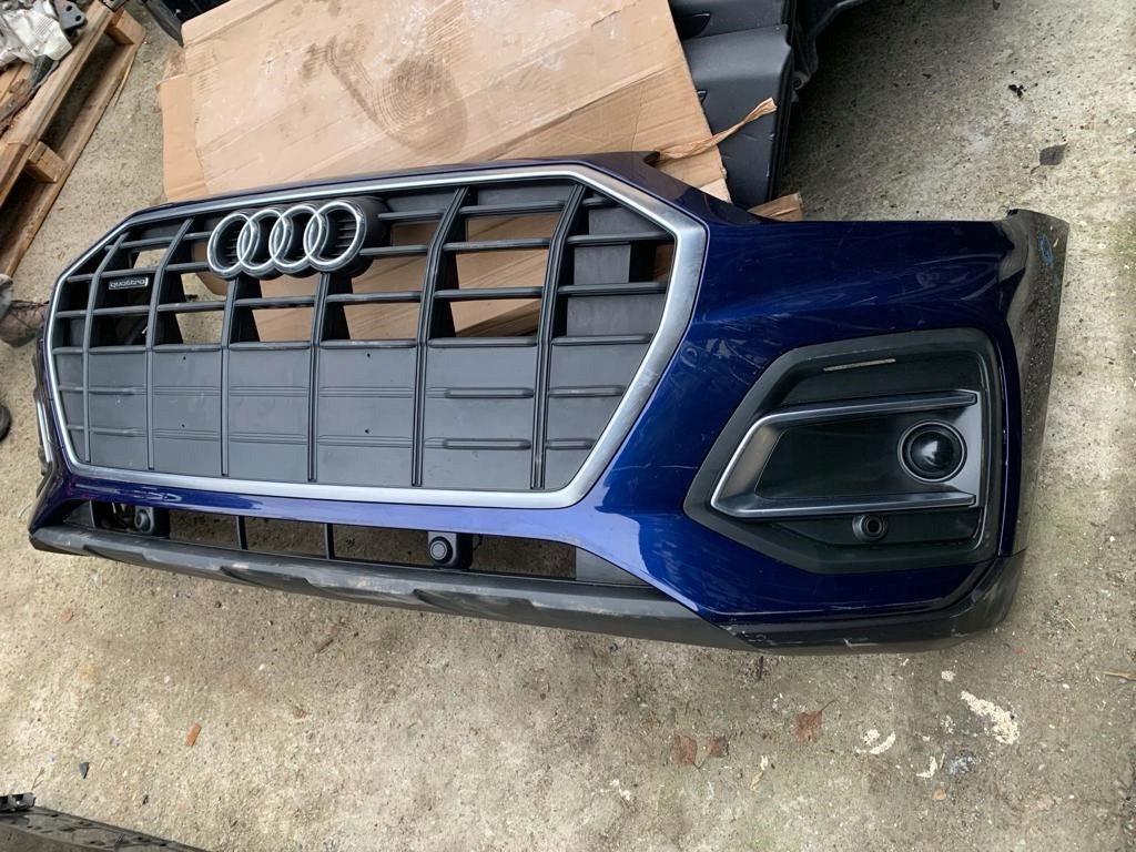 фото №9, Бампер капот лампа kompletny перед audi q5 80a lift s-line full led